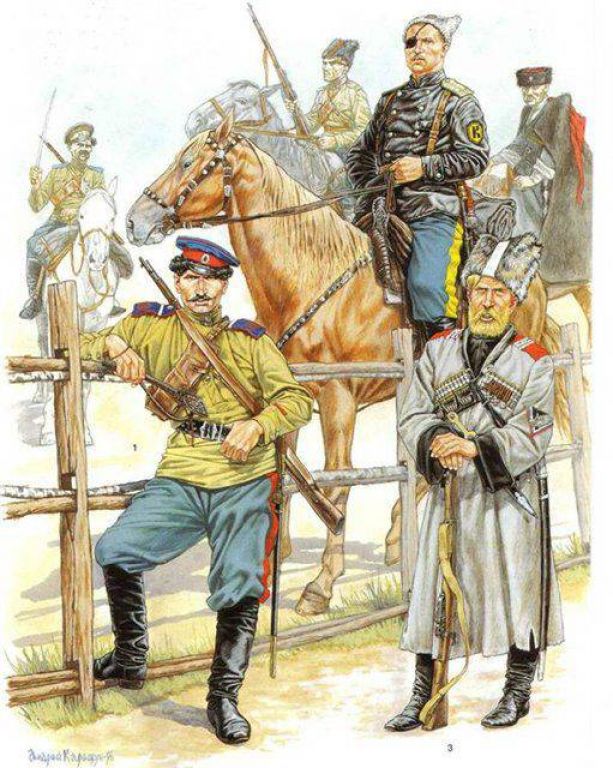 Униформа белогвардейцев на юге России