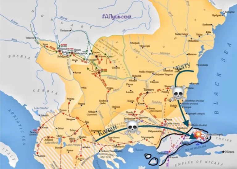 Рейд к Константинополю монгольских корпусов в декабре 1242 года