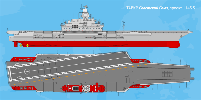 Так, согласно первоначальному проекту 1979 года, должен был выглядеть будущий «Адмирал Кузнецов»