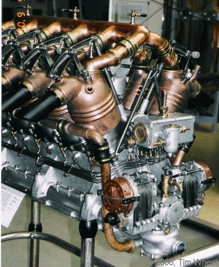 12-цилиндровый двигатель Порше(производство «Австро-Даймлер»)образца 1913 года