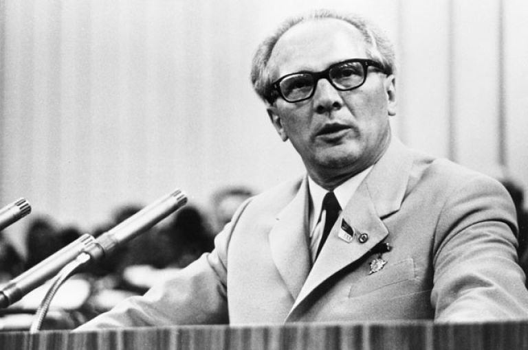 Первый секретарь ЦК Социалистической единой партии Германии Эрих Хонеккер