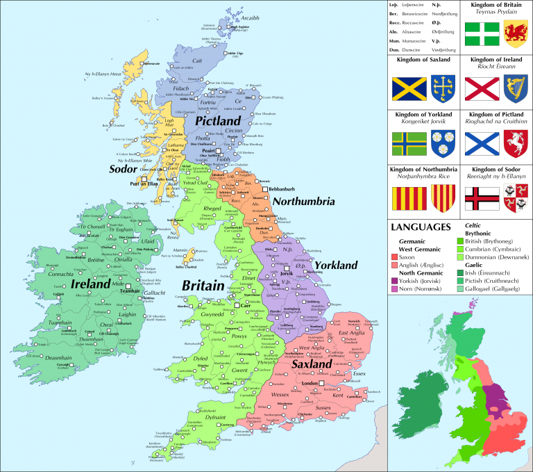 Как бы выглядела Британия если бы британские племена сохранились
