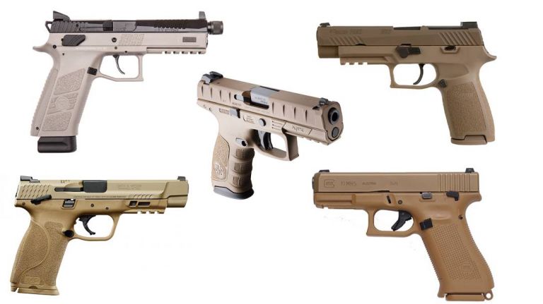 Пистолеты, рассматриваемые по программе Modular Handgun System: Beretta APX, CZ P-09, Glock 19X, Sig Sauer P320-M17, Smith & Wesson M&P9 M2.0