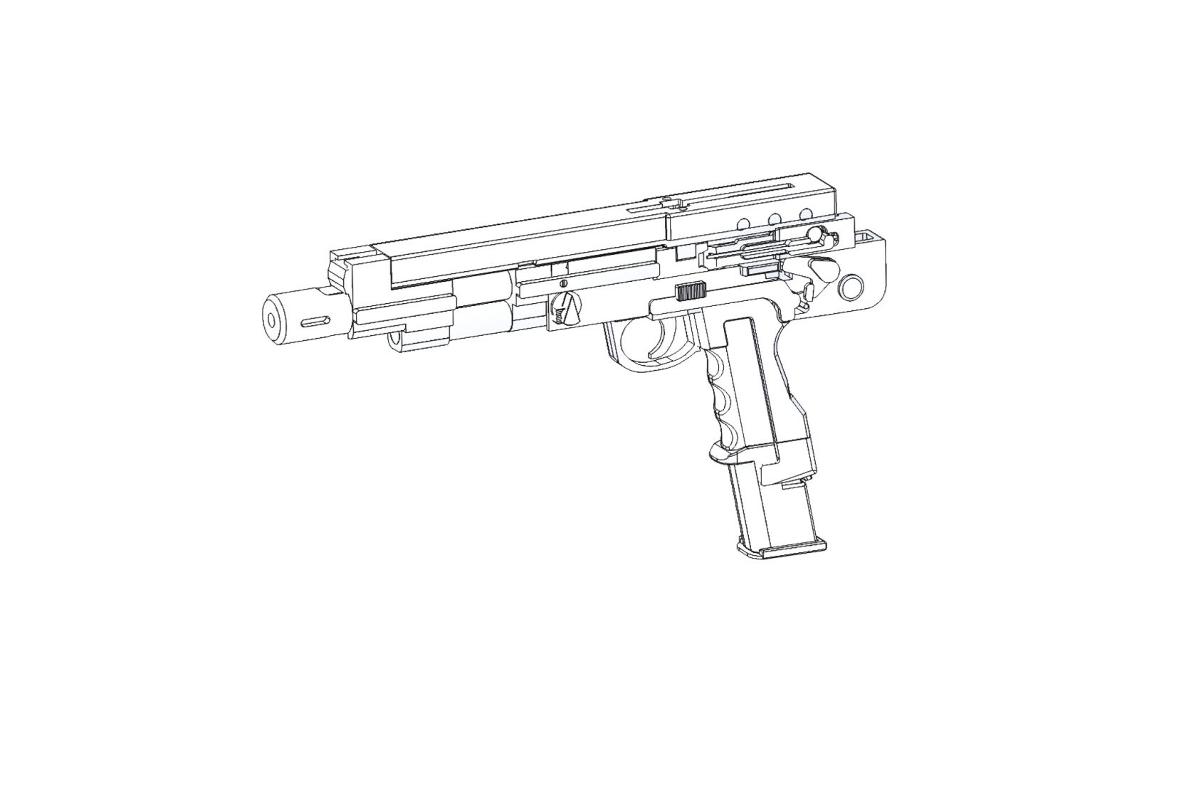 Mac 10 чертеж с размерами