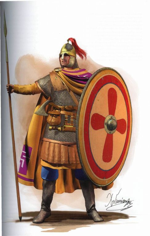 Младший офицер дунайских легионов в эпоху правления Юстиниана Великого