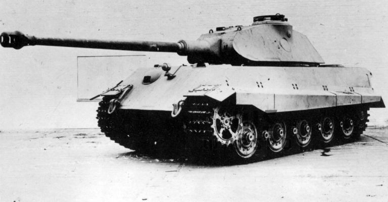 Первый образец Pz.Kpfw.Tiger Ausf.B, итог эволюции программы VK 45.02. В результате получился самый тяжёлый серийный танк Второй мировой войны, во многом ставший заложником своей боевой массы