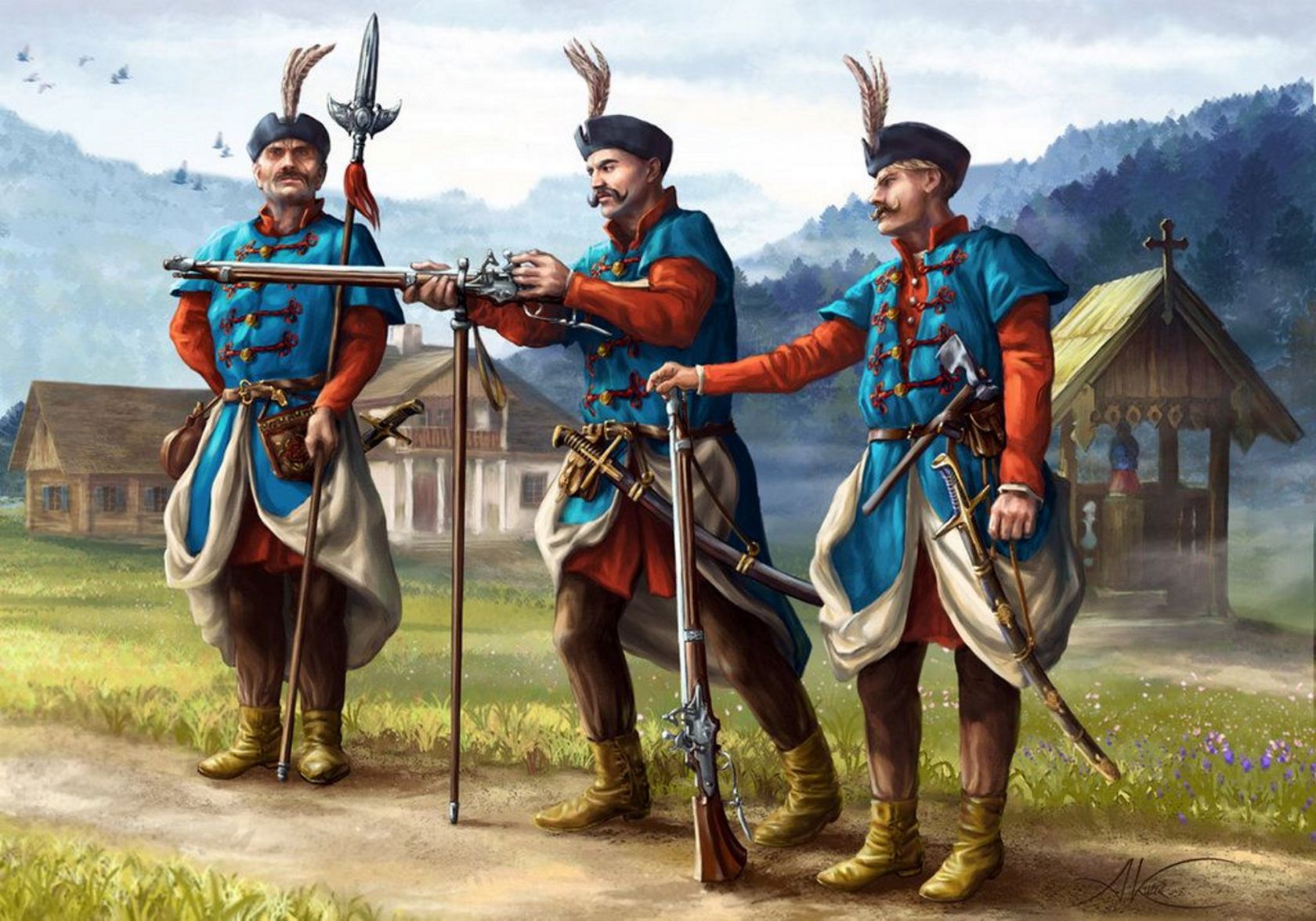 Польская Выбранецкая пехота 17 века
