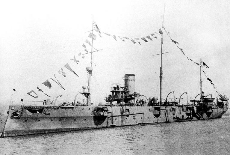 Японский броненосный крейсер III класса «Чиода».
