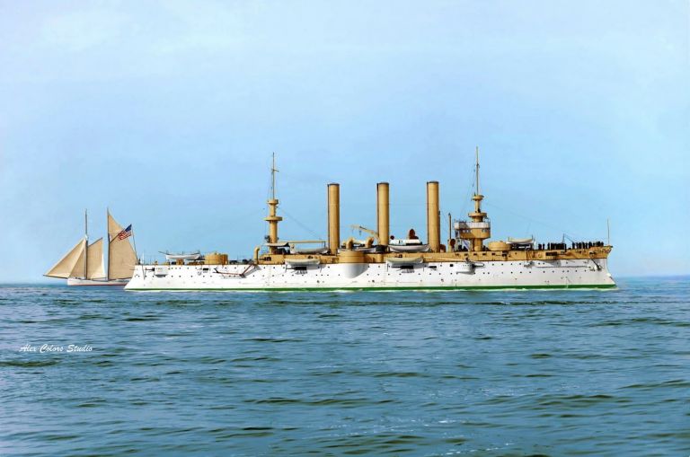 Броненосный крейсер "Бруклин" (ACR-3 Brooklyn). США