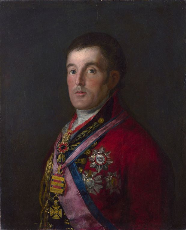 Портрет герцога Веллингтона написанный незадолго до смерти