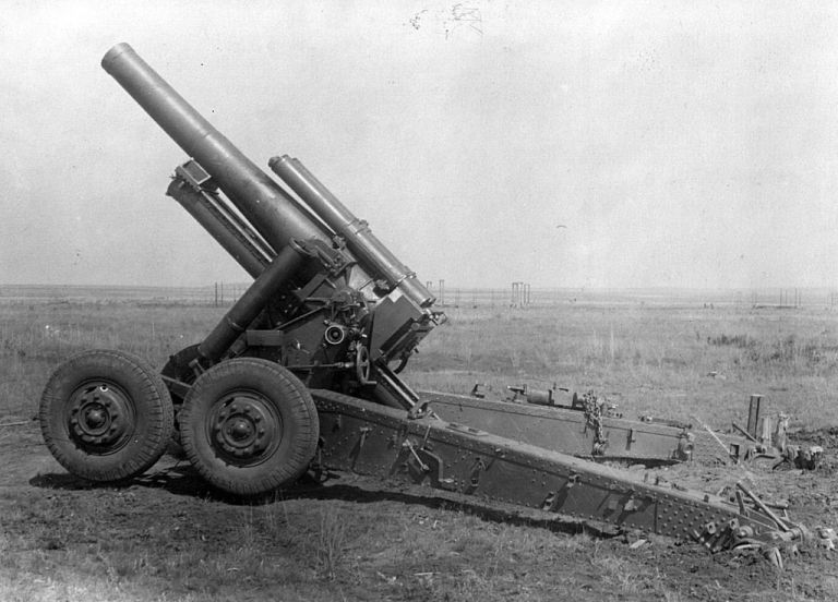 203-мм корпусная гаубица У-3, 1942 год