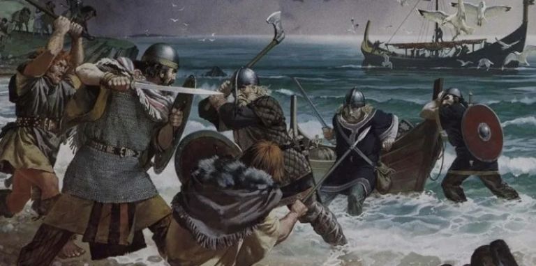 На протяжении десятилетий Англия подвергалась набегам викингов.