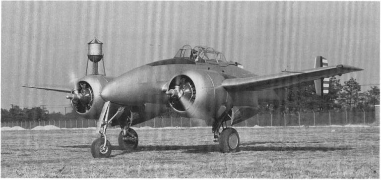 Опытный истребитель Grumman XP-50 и проект истребителя Grumman XP-65 ...