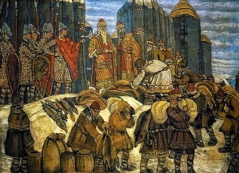 Полюдье - сбор дани (картина Рериха)