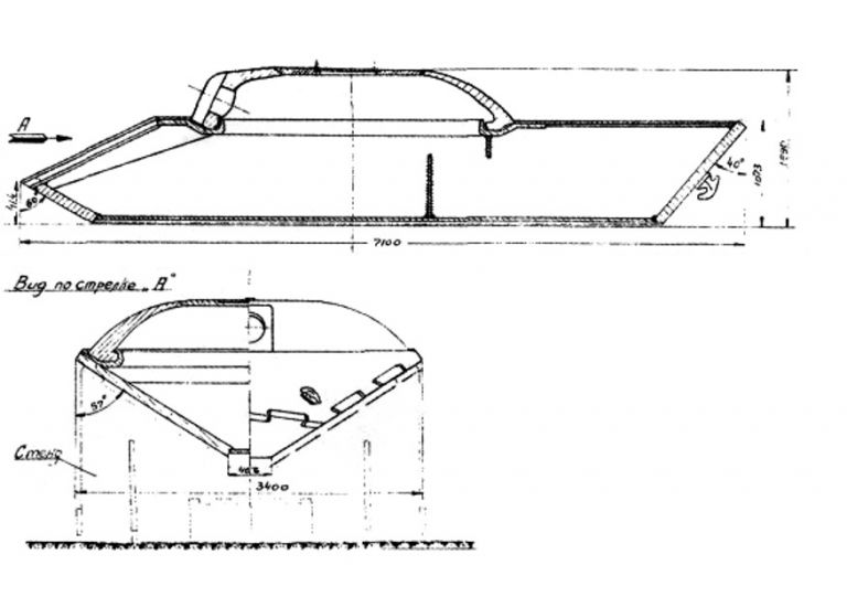 Чертежи танка Т-22.