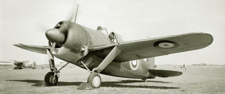 Истребитель Брюстер «Буффало» Mk1 британских ВВС, август 1940 годаm.airpages.ru