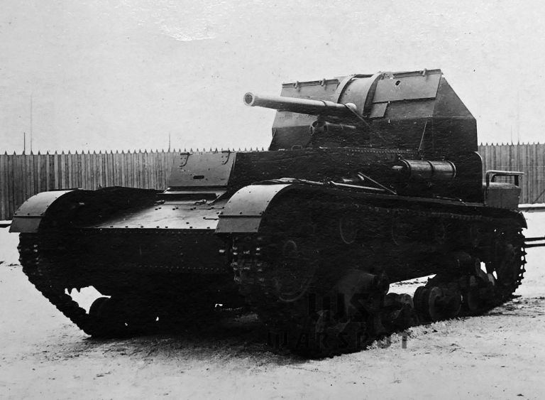 СУ-5-1 на заводском дворе, осень 1934 года