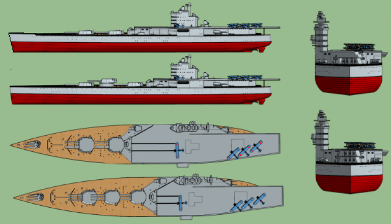 Авианесущий линкор «Ольга».