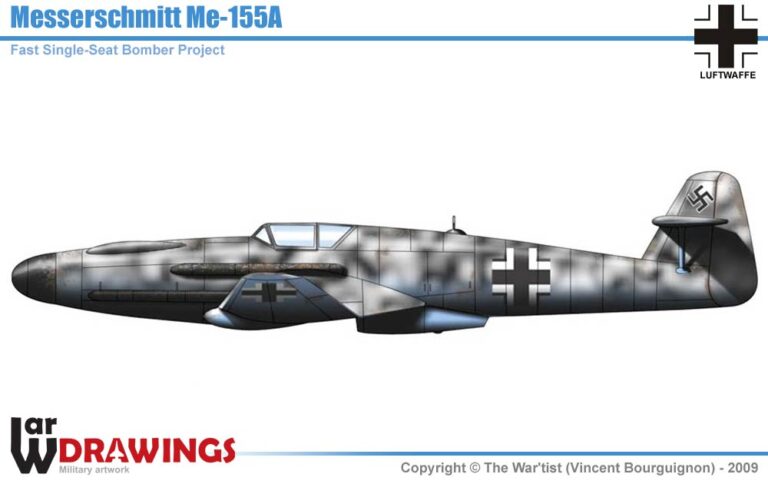 Высотный истребитель Вилли Мессершмитта. Messerschmitt Ме.155. Германия