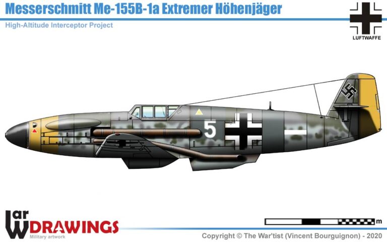 Высотный истребитель Вилли Мессершмитта. Messerschmitt Ме.155. Германия