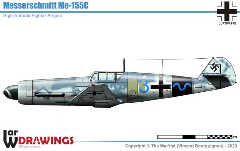 Высотный истребитель Вилли Мессершмитта. Messerschmitt Ме.155. Германия