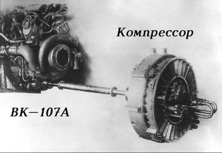 Опытный перехватчик И-107 (Су-5). СССР