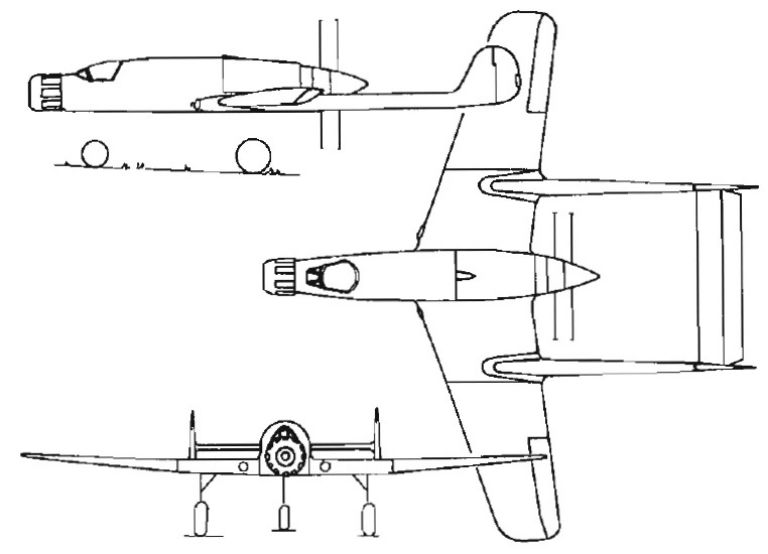 Двухбалочный Focke-Wulf с двигателем BMW 803. Проекты 1941-43 годов