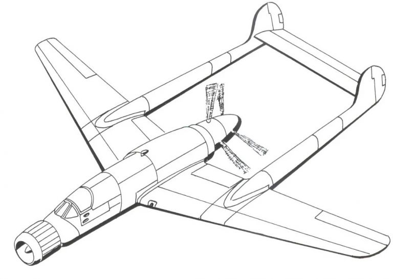 Focke-Wulf BMW 803/II проект 1943 г Рисунок