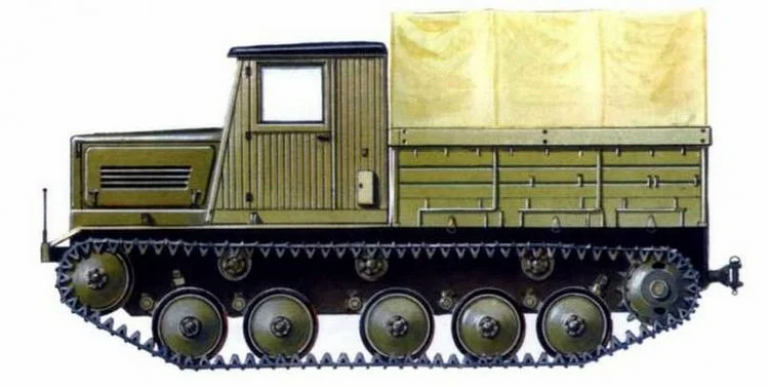 Советский артиллерийский тягач М-2