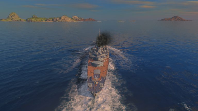 Фантастический суперлинкор Франции из игры World of Warships. Линейный корабль «Републик» (République)