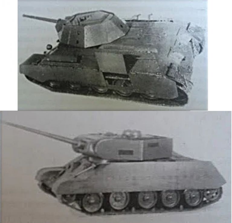Т-34 и Т-34-85 с броневыми экранами. Модели