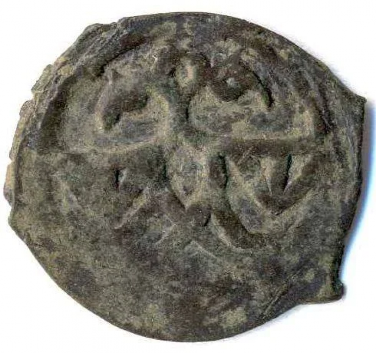 монета Ногая с двуглавым орлом