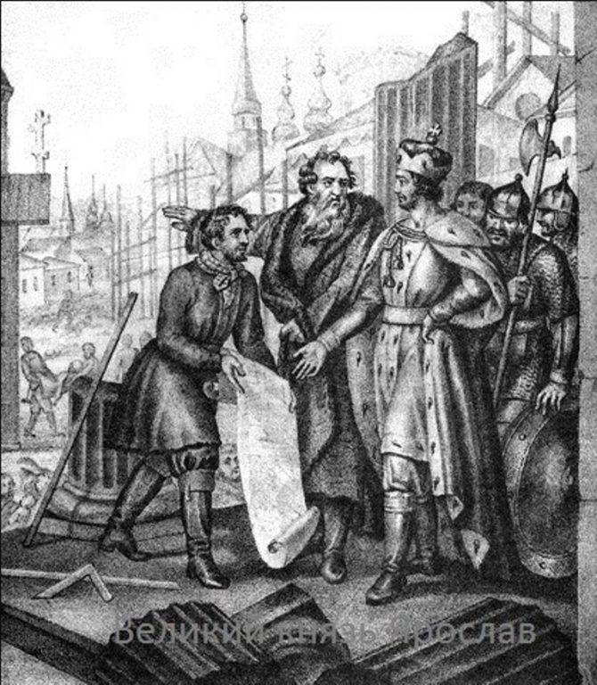 Великий князь Ярослав Всеволодович после получения ордынского ярлыка
