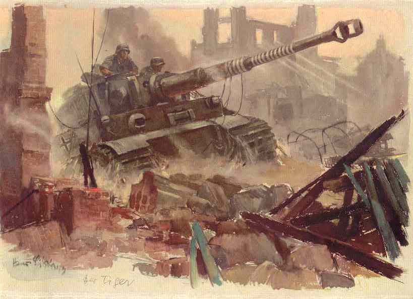 Военная живопись Третьего Рейха. Ханс Лиска