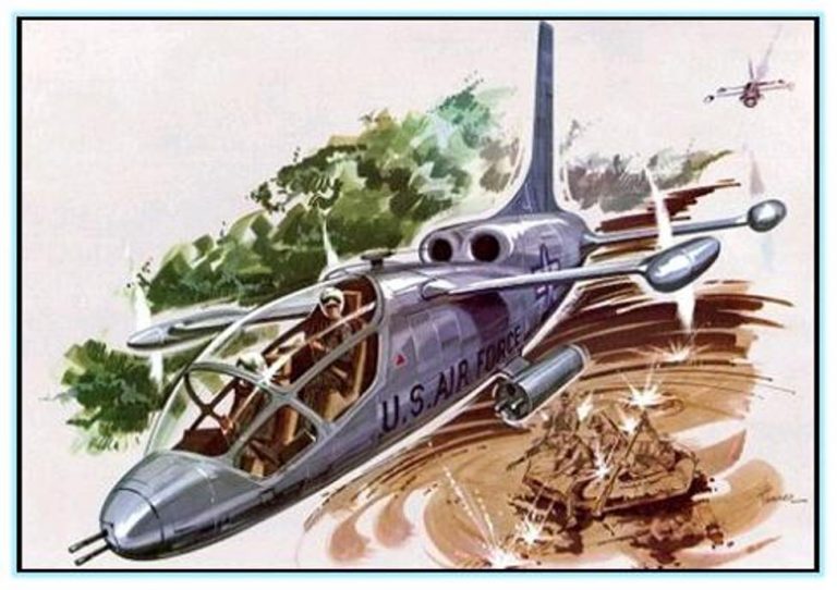 Проект боевого винтокрыла "Curtiss-Wright" Model 90. США. 1965 год
