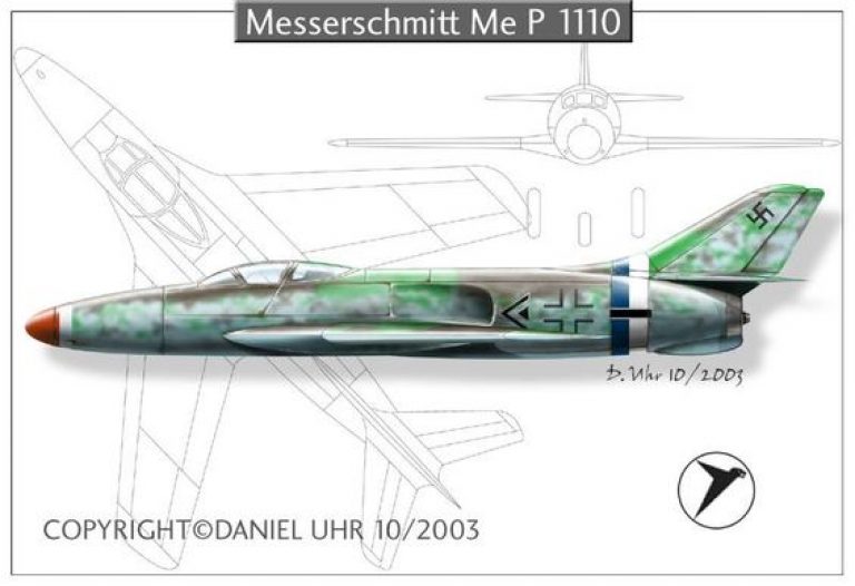 Messerschmitt P.1110 не взлетевший страж немецкого неба