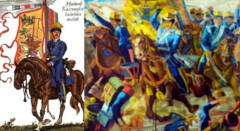 Так выглядели калмыки, сражавшиеся в русской армии против Наполеона.