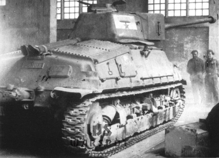Переделанный югославскими партизанами Pz.Kpfw.35 S (f) с 57-мм орудием от бронеавтомобиля AEC Armored Car Mk.II