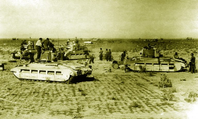 «Матильды» в операции «Компас», декабрь 1940 года. Сражения против итальянцев в конце 1940 — начале 1941 гг. оказались вершиной карьеры танка
