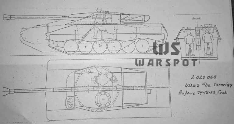 Данный вариант на шасси Ikv 91 использовался для подстраховки.