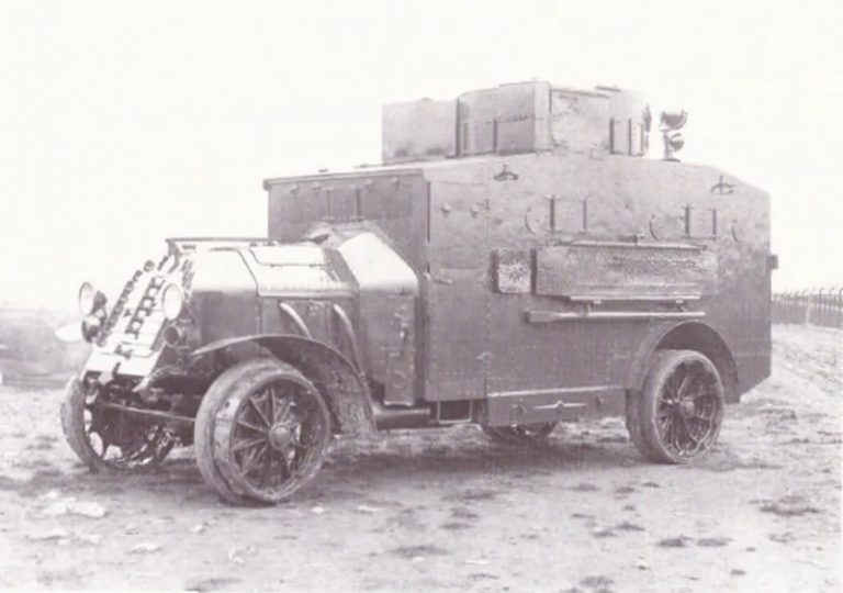 Германская бронетяга Первой Мировой. Часть 2. Daimler/15 Straßenpanzerwagen. 1915. Первый германский боевой бронеавтомобиль