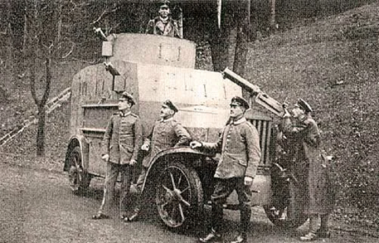 Германская бронетяга Первой Мировой. Часть 3. Ehrhardt/15 Straßenpanzerwagen. 1915. Переходящий трофей гражданской войны