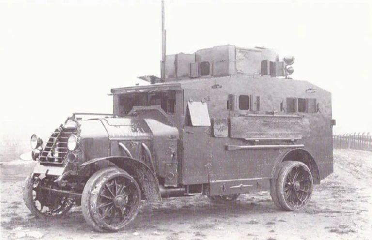 Германская бронетяга Первой Мировой. Часть 2. Daimler/15 Straßenpanzerwagen. 1915. Первый германский боевой бронеавтомобиль