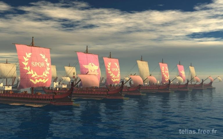 Римский флот. Современная 3D-графика.