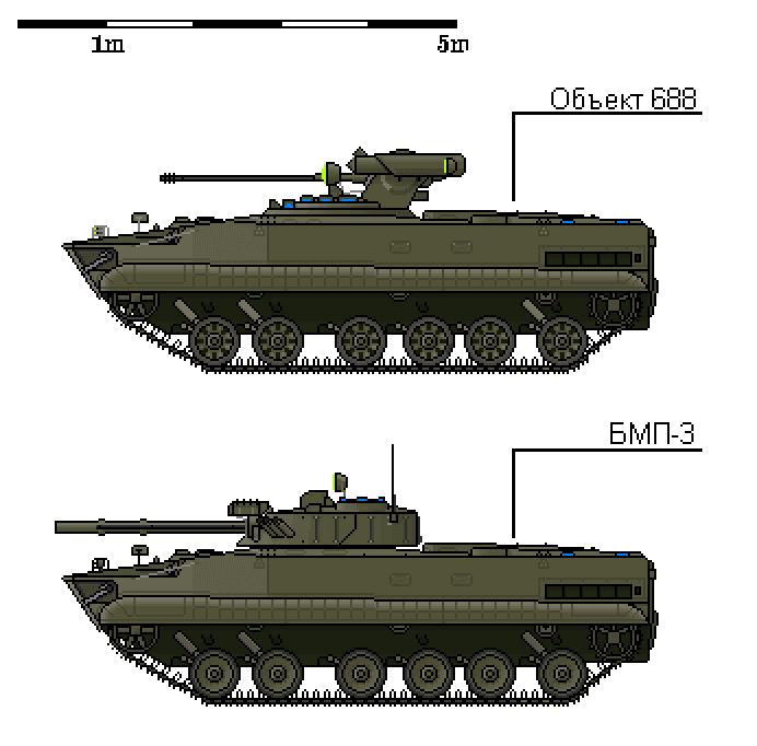 Бмп 2 рисунок сбоку