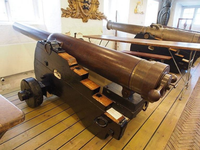 18-фунтовая морская пушка Уитворта образца 1860 года. Королевский датский военно-морской музей, Копенгаген