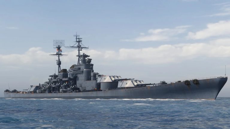 Линейный корабль "Кремль" - игровая модель в World of Warships