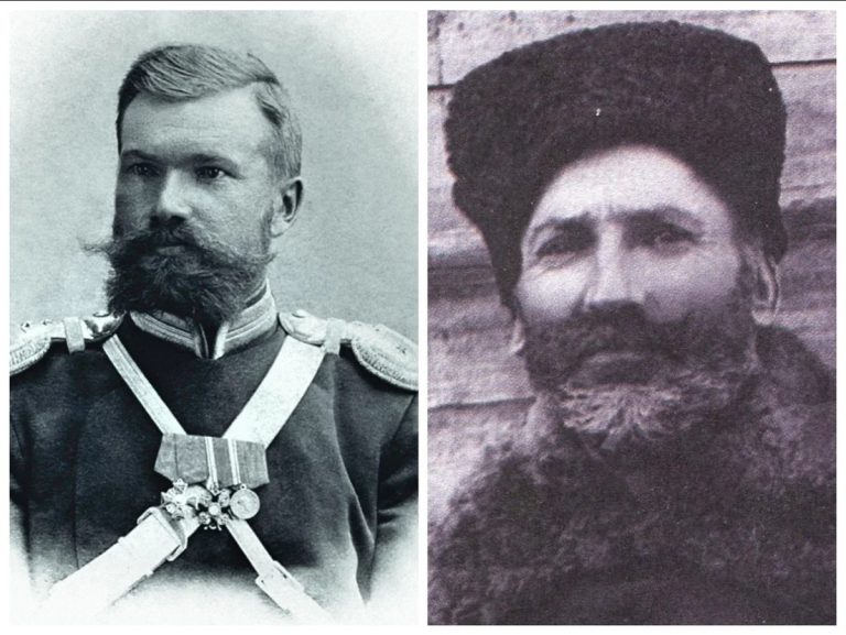 Слева на фото - А.П.Перхуров в форме офицера Русской Императорской армии, справа- он же, уже полковник Сибирской армии Колчака. 