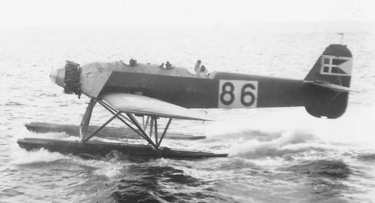 Гидросамолёт-разведчик Heinkel HE.8, строился по заказу Дании. По одной версии в Германии было закуплено 22 самолёта, по другой куплено 6 и 13 построено по лицензии.