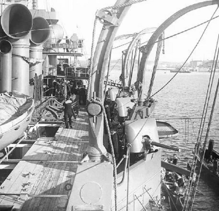 47-мм44 орудия Skoda на SMS Wien